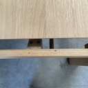 Slice extendable dining table