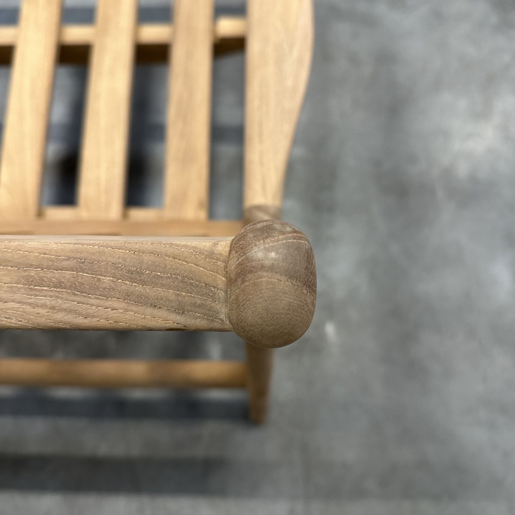Teak Jack outdoor sofa - 3 seater - wooden frame