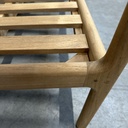 Teak Jack outdoor sofa - 3 seater - wooden frame