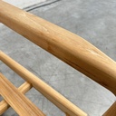 Teak Jack outdoor sofa - wooden frame