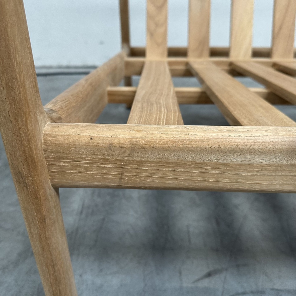 Teak Jack outdoor sofa - wooden frame