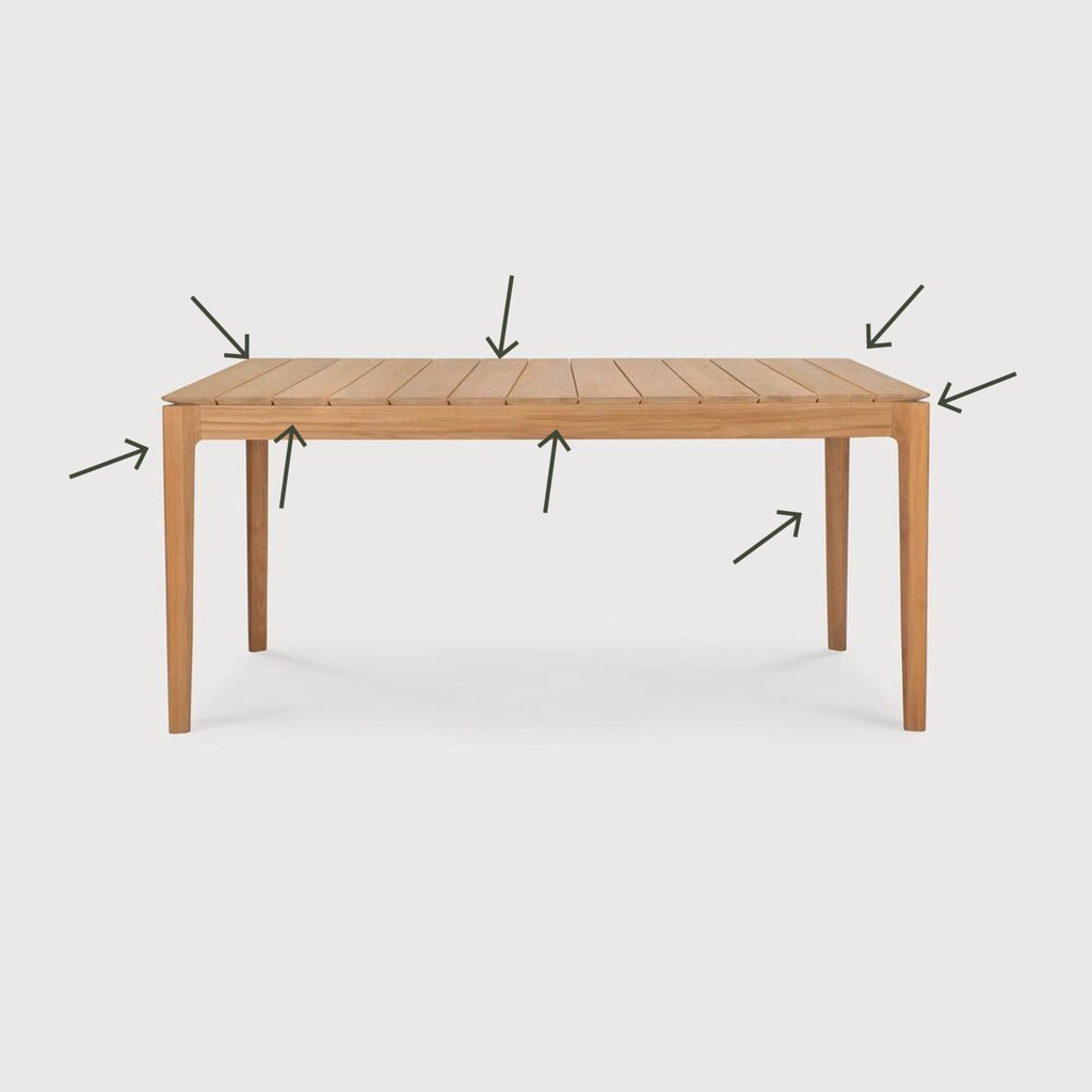 Bok outdoor dining table