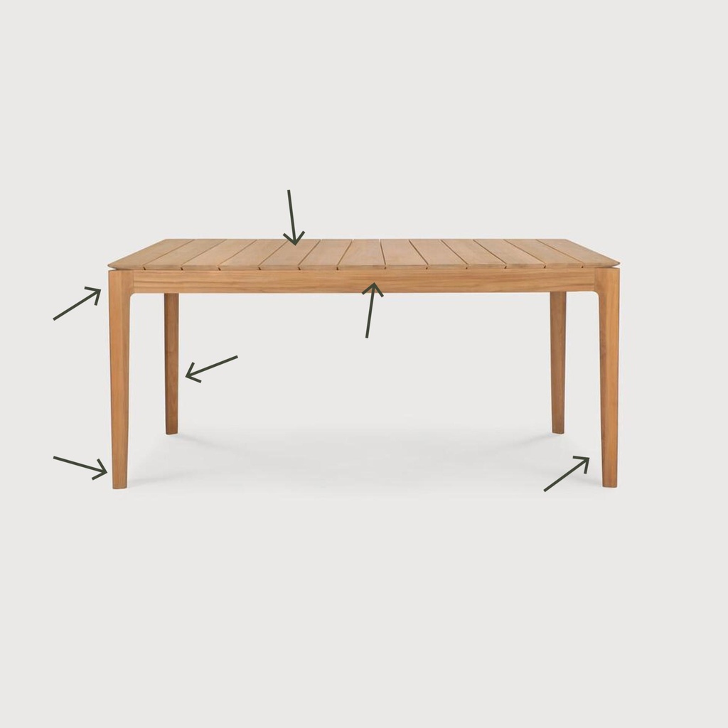 Bok outdoor dining table