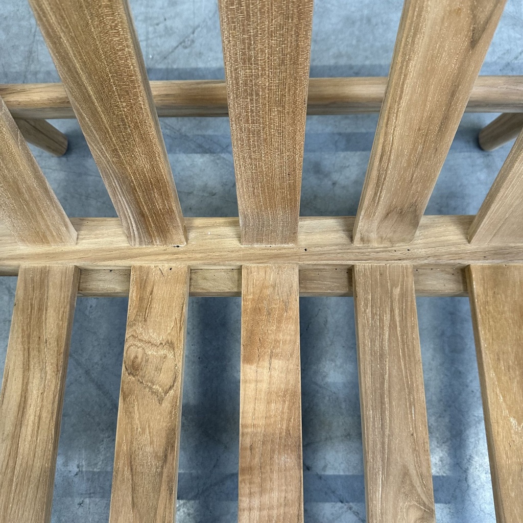 Teak Jack outdoor sofa - wooden frame