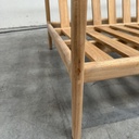 Teak Jack outdoor sofa - 2 seater - wooden frame
