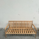 Teak Jack outdoor sofa - 2 seater - wooden frame