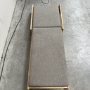Jack outdoor adjustable lounger thin cushion