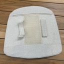Bok outdoor dining chair cushion (Soft off white)