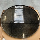 Aged wall mirror