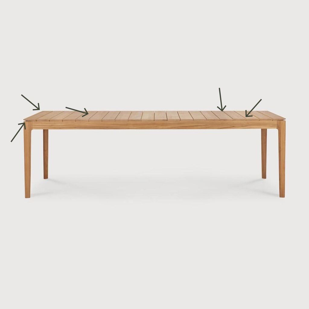 Bok outdoor dining table