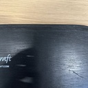 Black organic glass tray