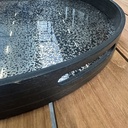 Clear mirror tray