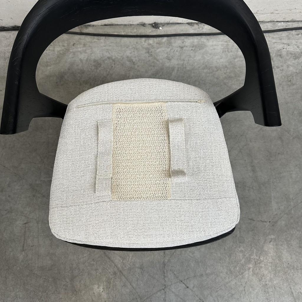 Bok outdoor dining chair cushion (Soft off white)