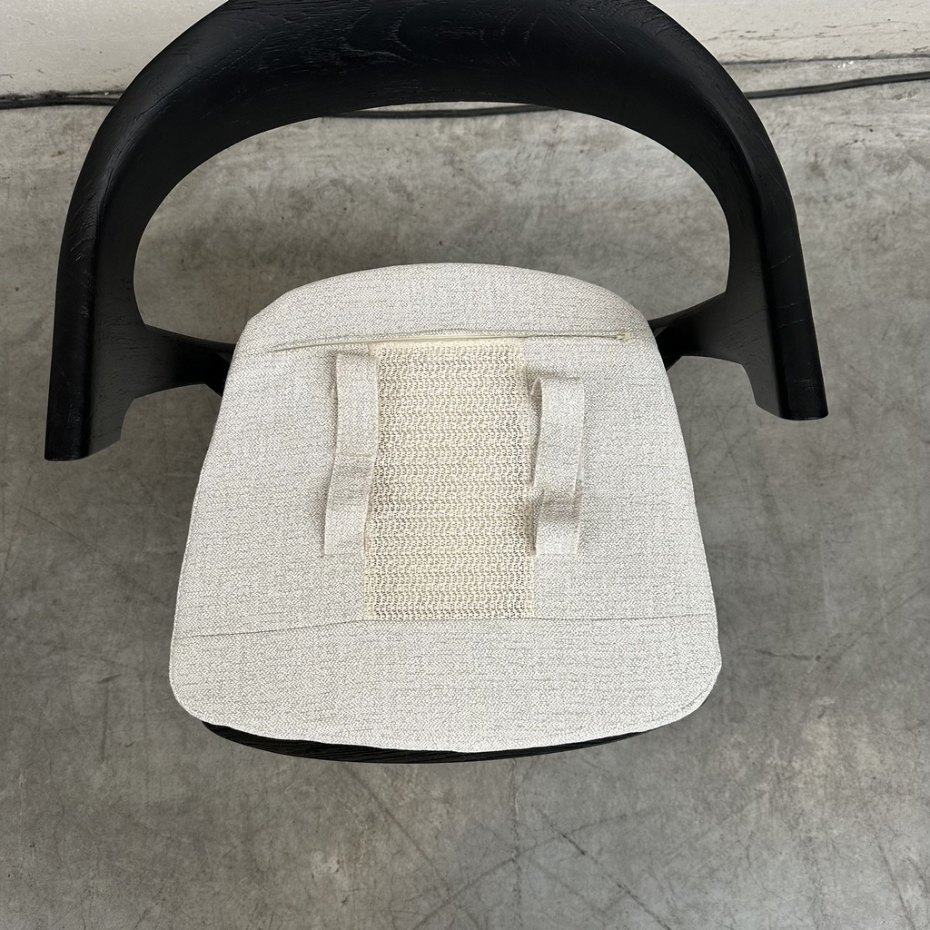 Bok outdoor dining chair cushion (Soft off white)