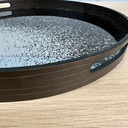 Clear mirror tray