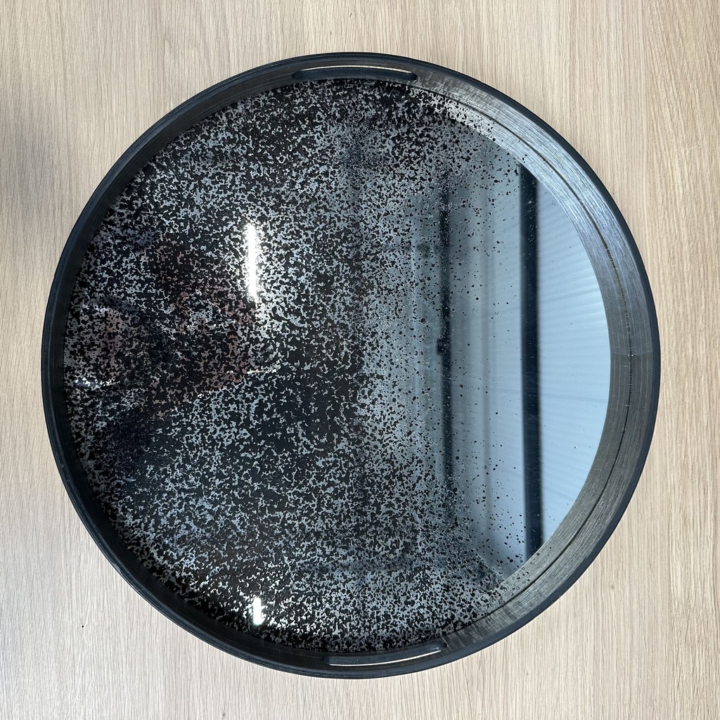 Clear mirror tray
