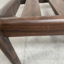 Rosewood Jack lounge chair - wooden frame