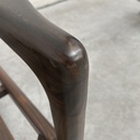 Rosewood Jack lounge chair - wooden frame