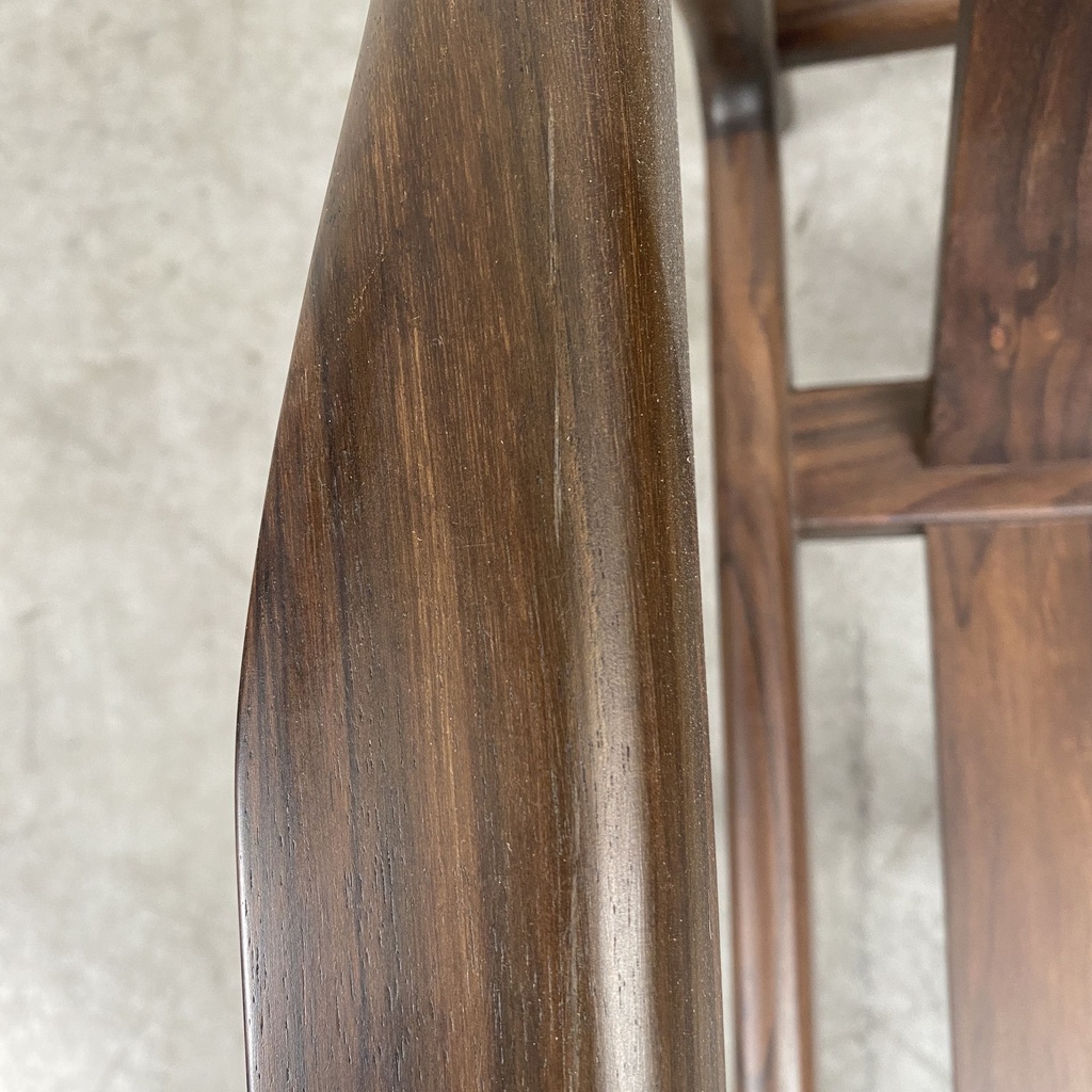 Rosewood Jack lounge chair - wooden frame