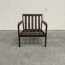 Rosewood Jack lounge chair - wooden frame
