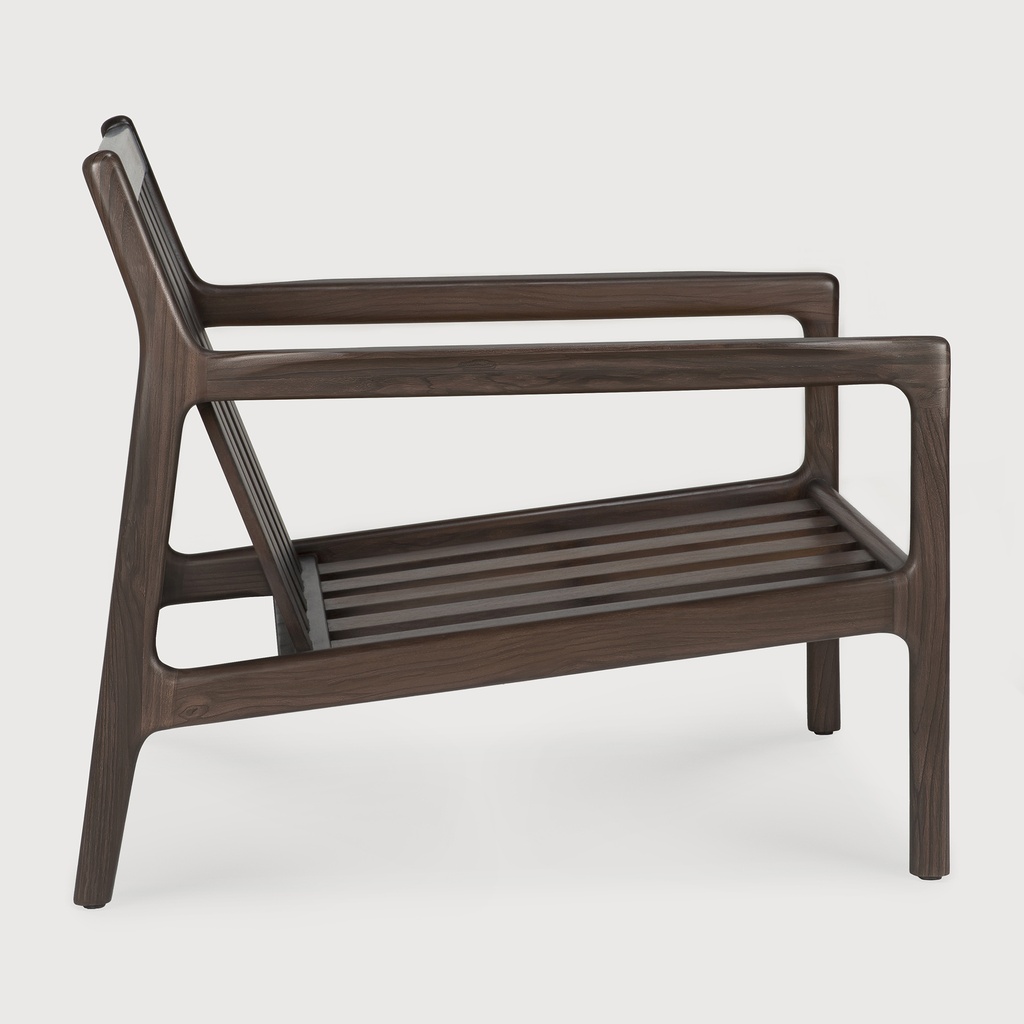 Rosewood Jack lounge chair - wooden frame