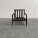 Rosewood Jack lounge chair - wooden frame