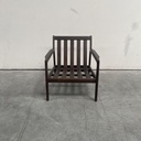 Rosewood Jack lounge chair - wooden frame