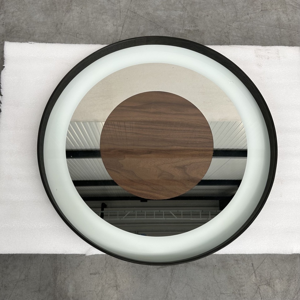 White Bullseye mirror tray