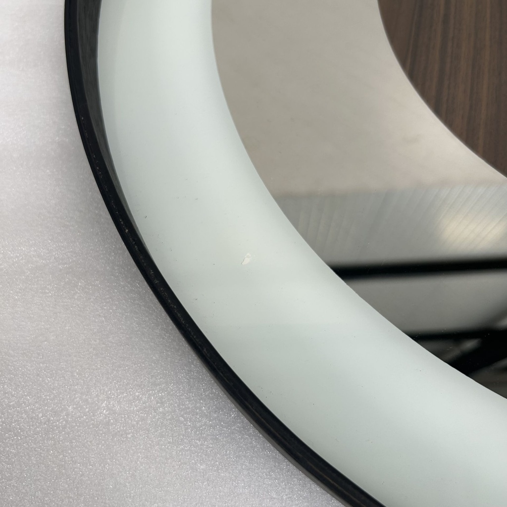 White Bullseye mirror tray