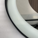 White Bullseye mirror tray