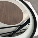 White Bullseye mirror tray