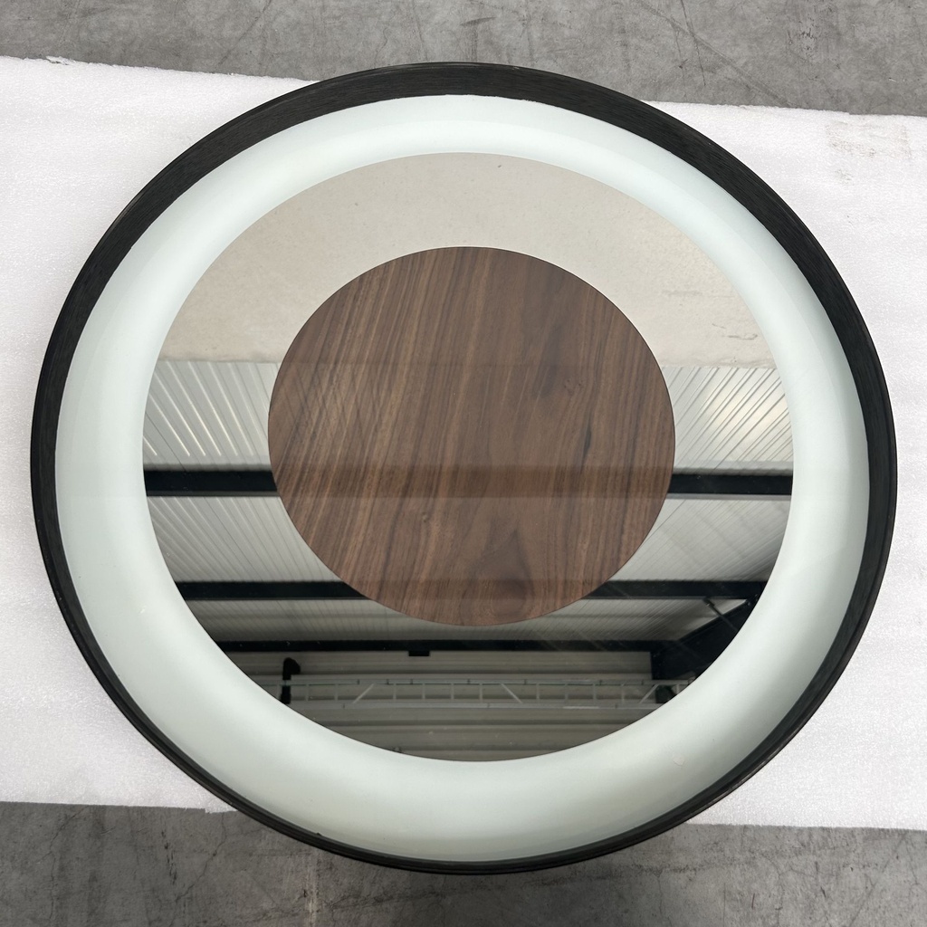 White Bullseye mirror tray