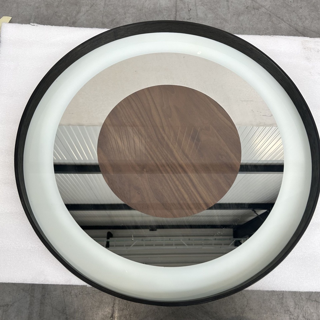 White Bullseye mirror tray