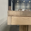 Double extendable dining table