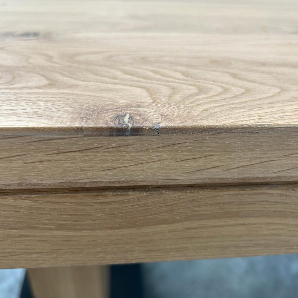 Double extendable dining table