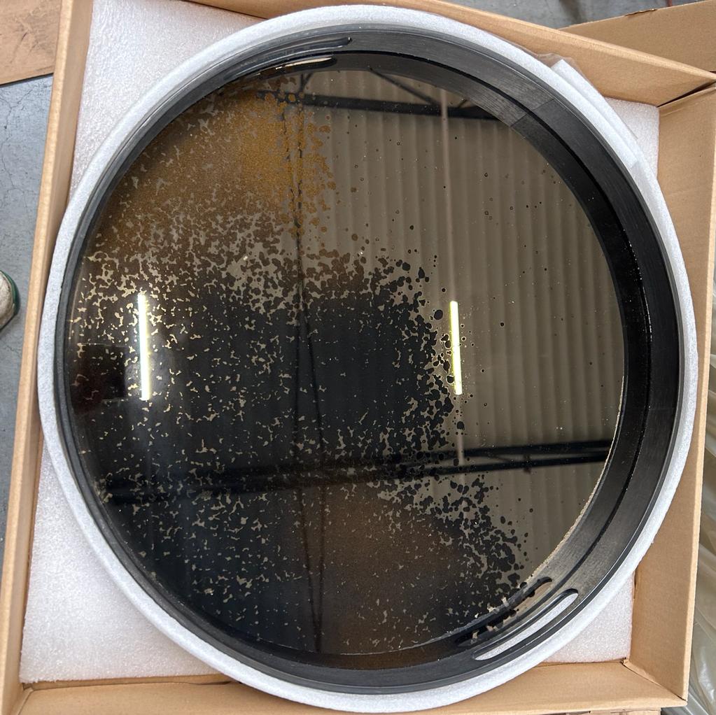 Aged mirror tray