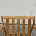 Teak Jack outdoor sofa - wooden frame