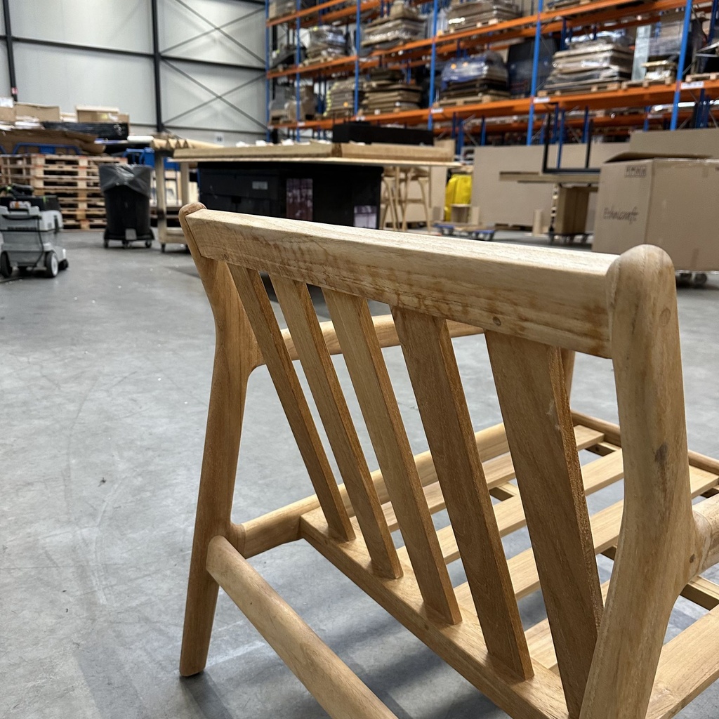 Teak Jack outdoor sofa - wooden frame