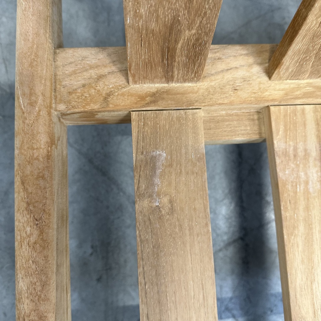 Teak Jack outdoor sofa - wooden frame