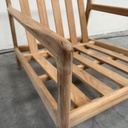 Teak Jack outdoor sofa - wooden frame