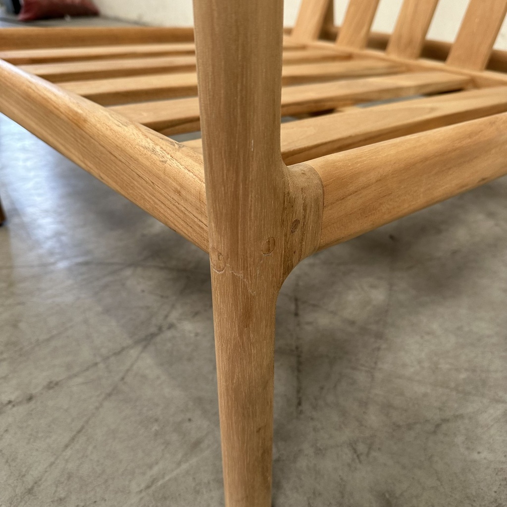 Teak Jack outdoor sofa - wooden frame