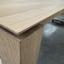 Slice extendable dining table