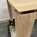 Slice extendable dining table