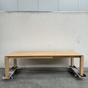 Slice extendable dining table