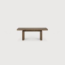 Double extendable dining table