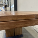 Double extendable dining table