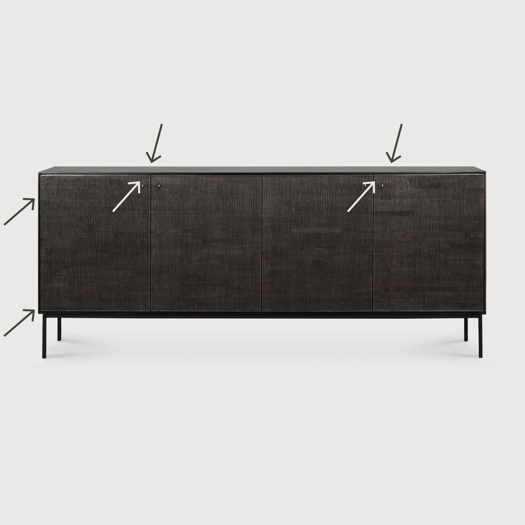 Grooves sideboard