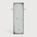 Aged floor mirror