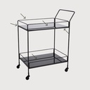 Dixon charcoal bar cart