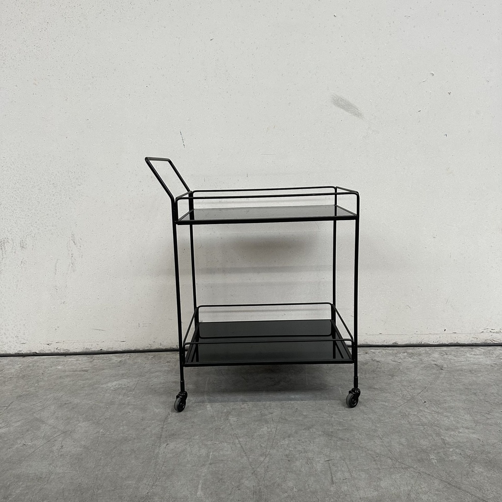 Dixon charcoal bar cart